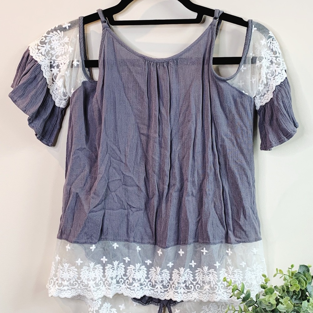 [Entro] gray top - Picture 3 of 3